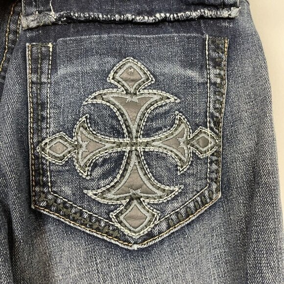 Black Premium Men’s Low Rise Slim Straight Jeans 32/34 - Picture 8 of 12